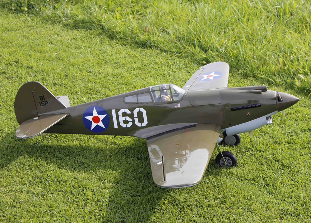 Juergen Isensee P40 Warhawk Hangar9 klein